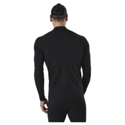 Ubbe Long Sleeve with Zip 100% Merino Wool Black