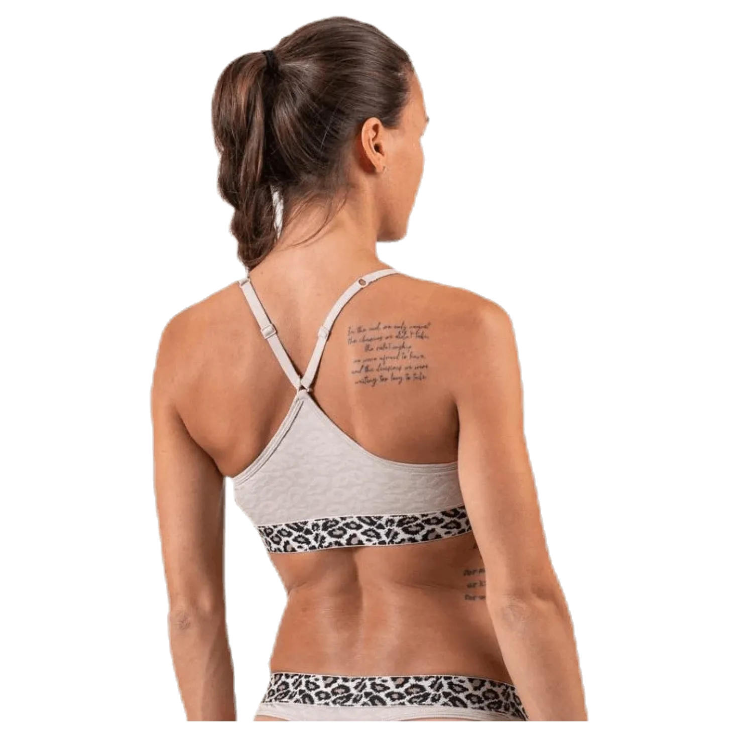 Unlined Bralette Brown