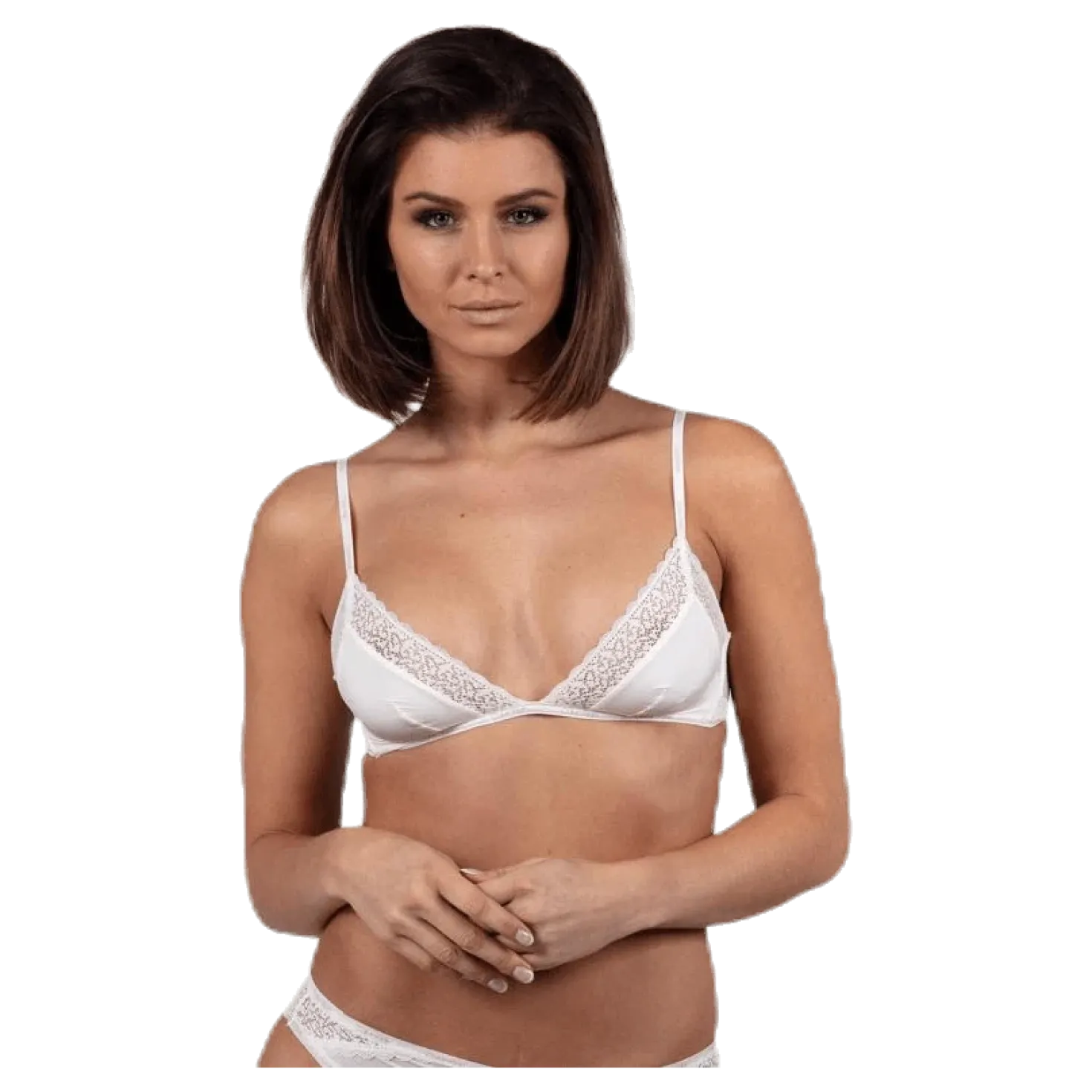 Unlined Triangle White