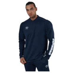 UX Elite Halfzip Top Blue/White