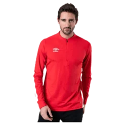 UX Elite Halfzip Top White/Red