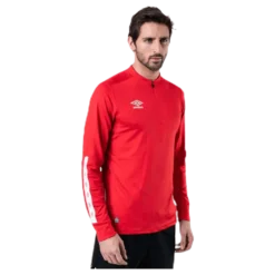 UX Elite Halfzip Top White/Red
