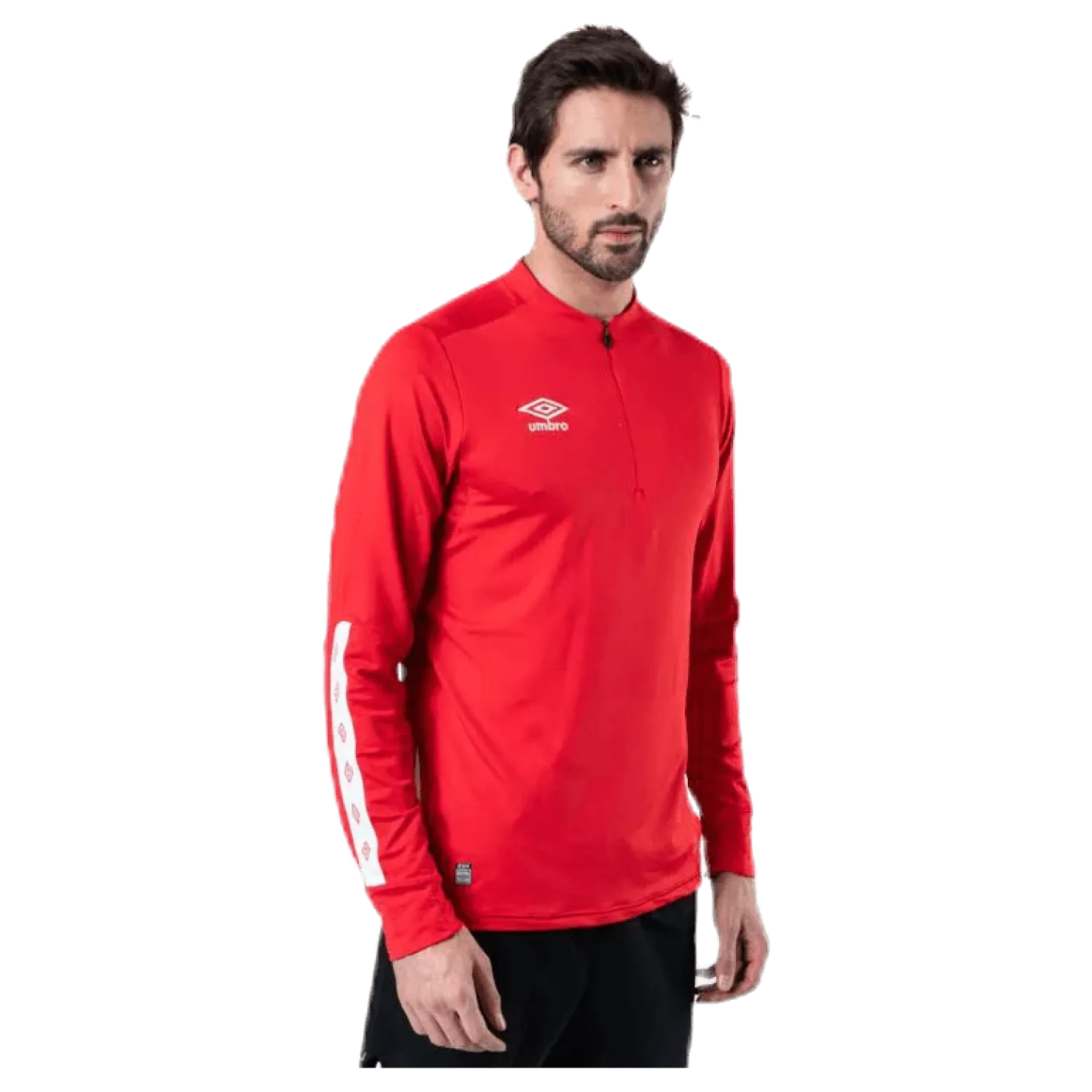 UX Elite Halfzip Top White/Red
