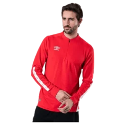 UX Elite Halfzip Top White/Red