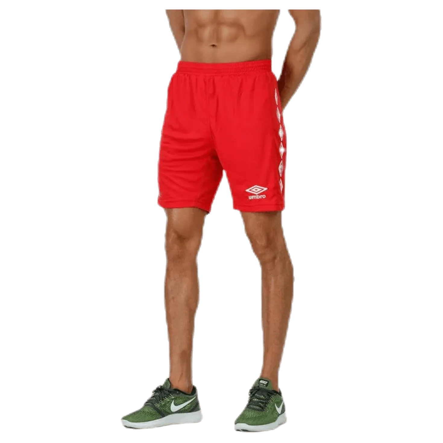 UX-1 Player Shorts White/Red