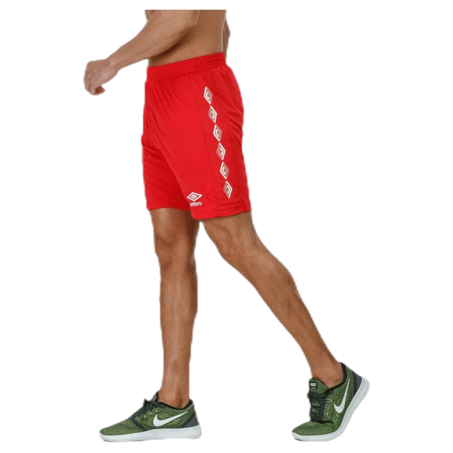 UX-1 Player Shorts White/Red