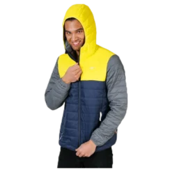 Vallerås Jacket Blue/Grey/Yellow