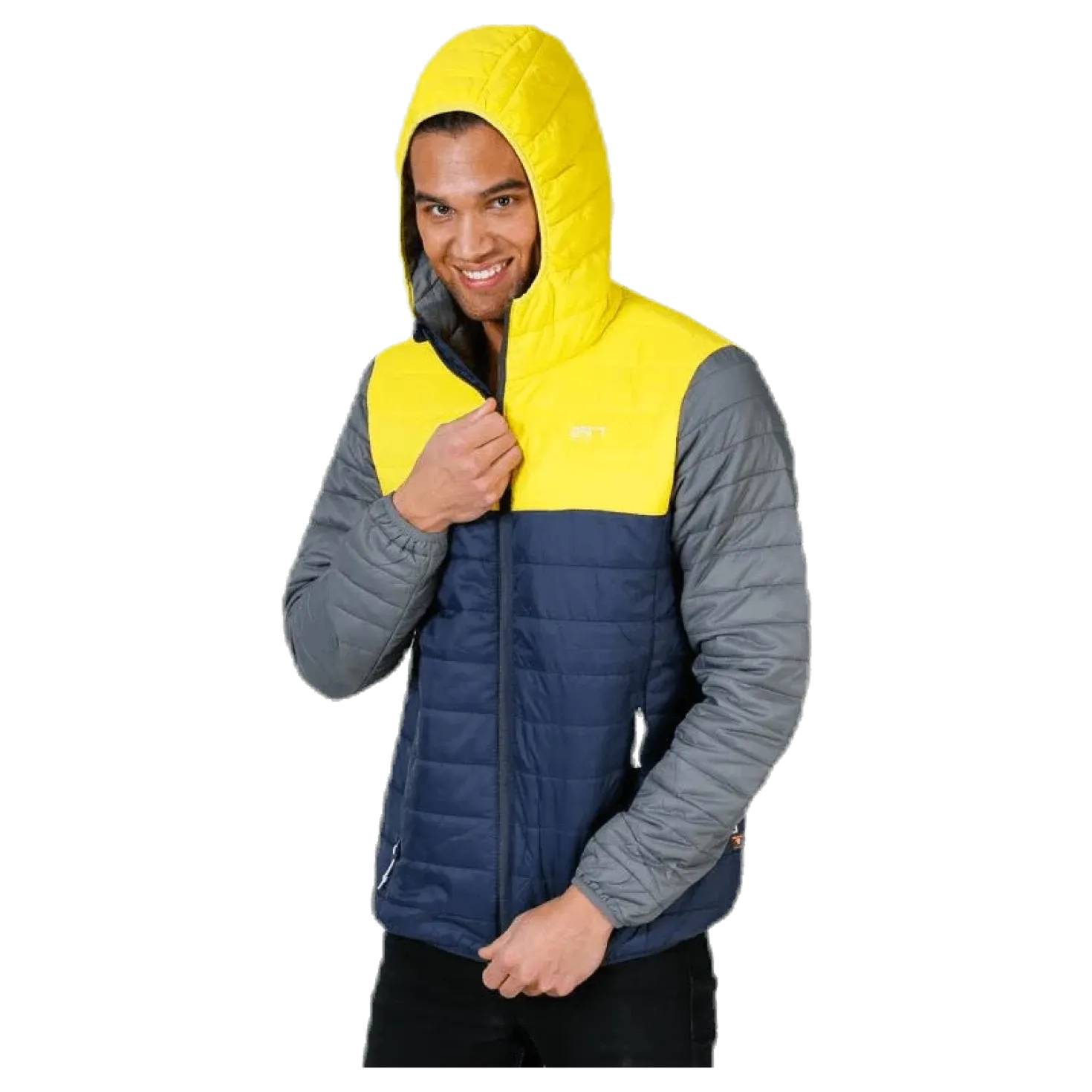 Vallerås Jacket Blue/Grey/Yellow