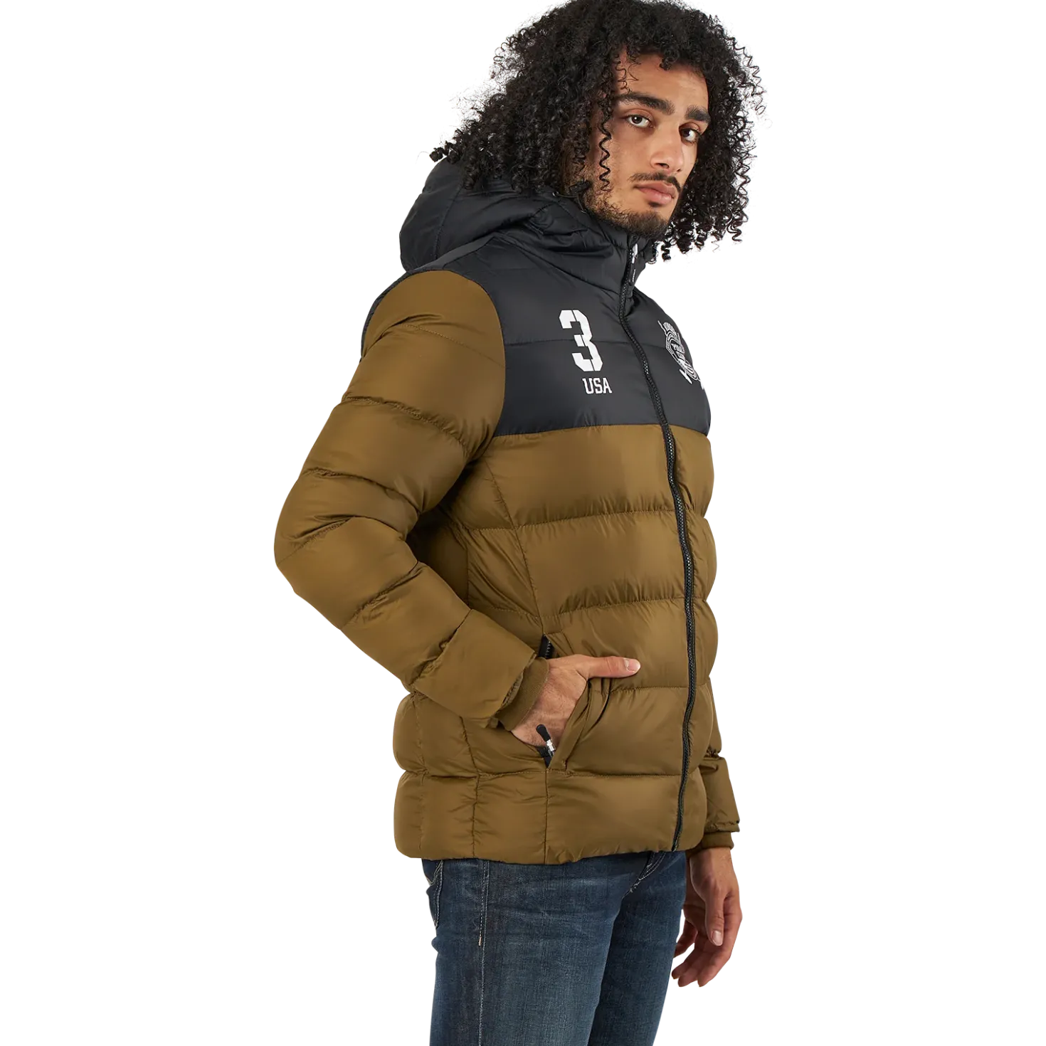 Vance Jacket Black/Green