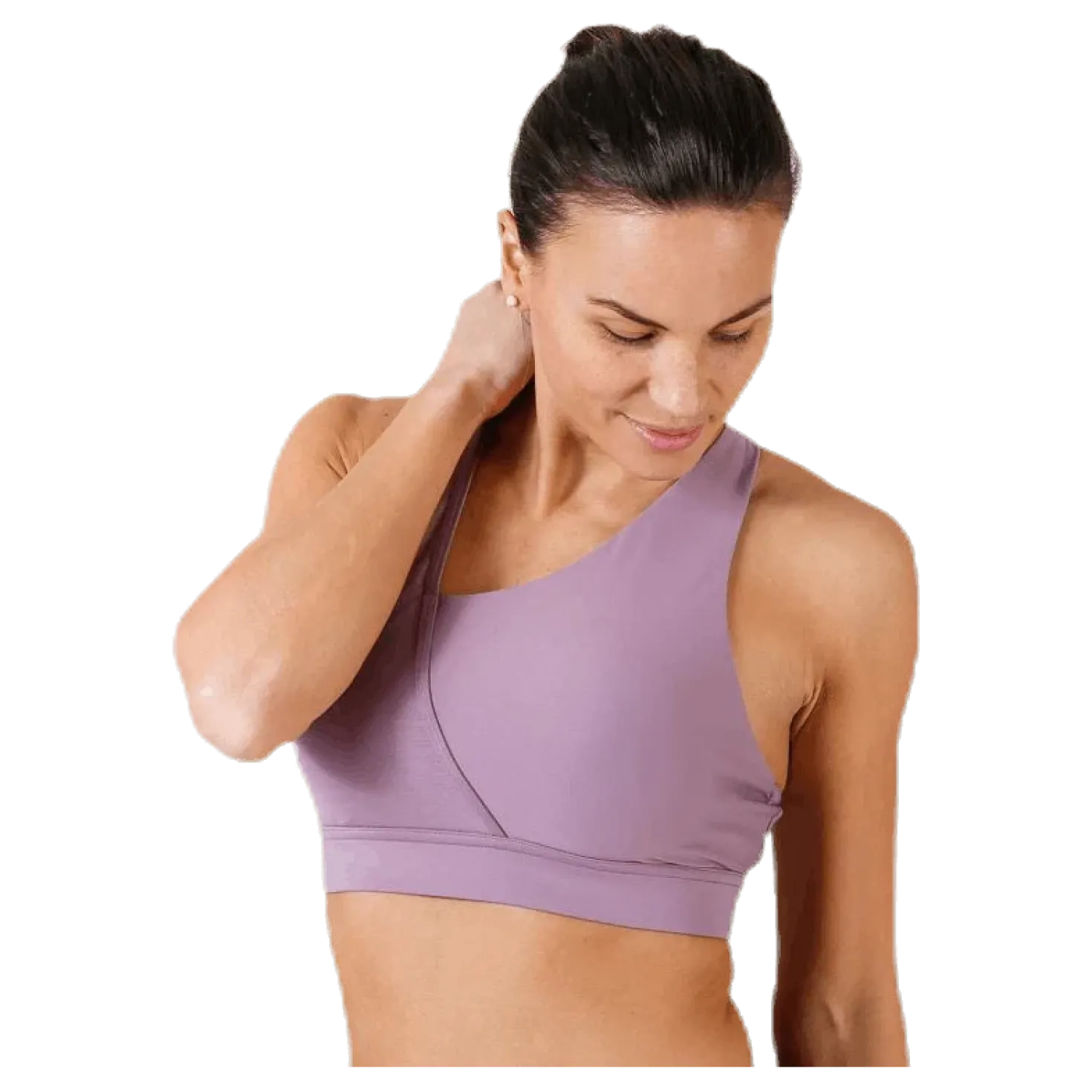 Vanish Asymmetric Low Bra Purple