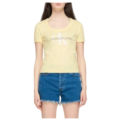 Vegetable Dye Monogram Baby Te Yellow