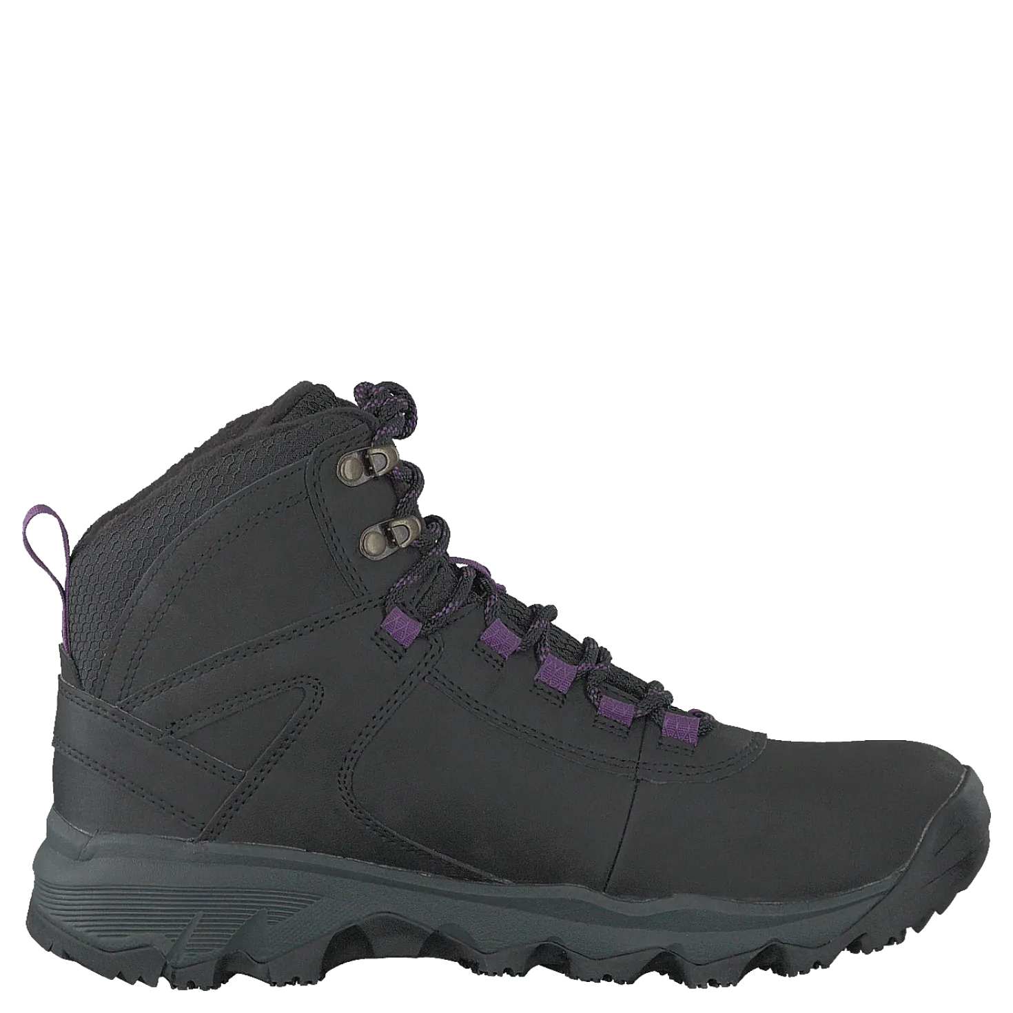 Vego Mid Leather North Wp Ice+ Black/gloxinia