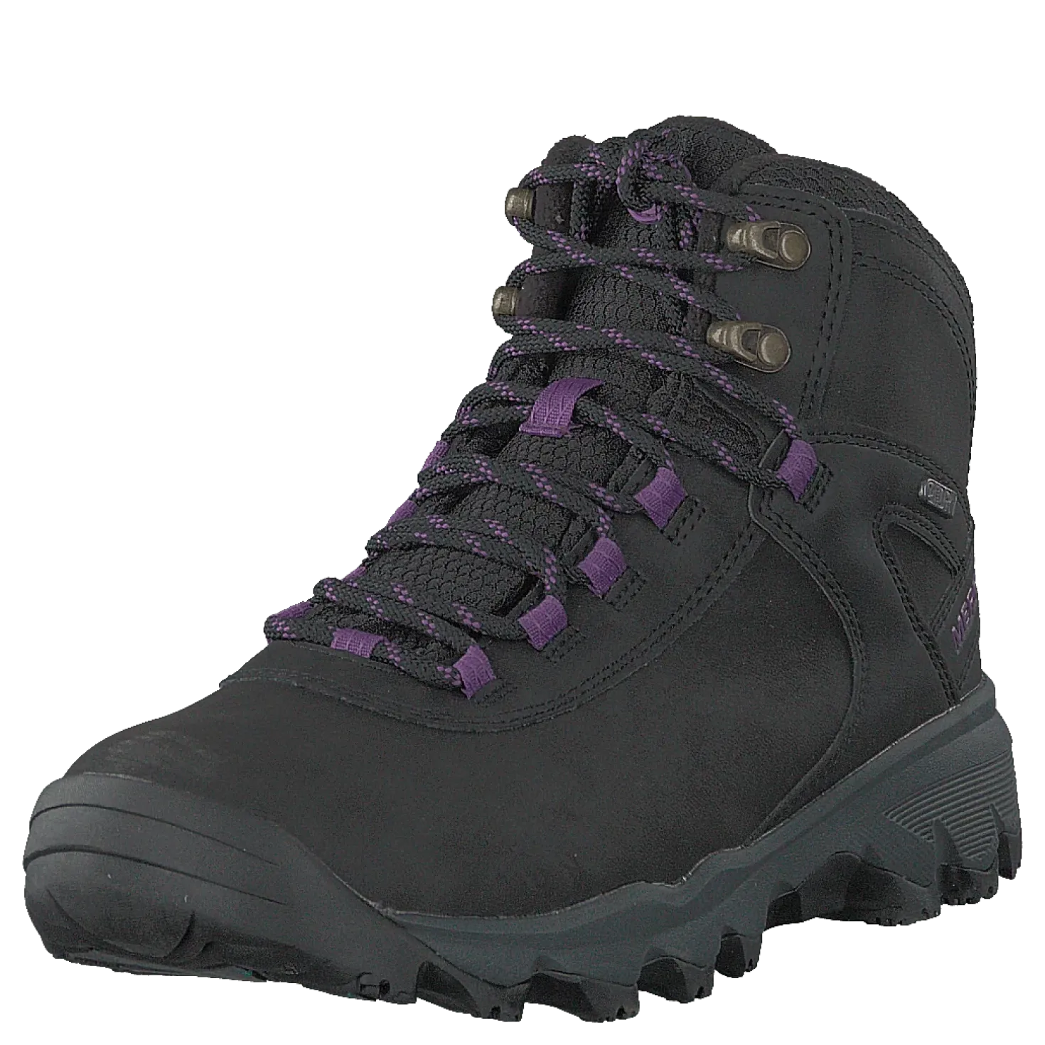 Vego Mid Leather North Wp Ice+ Black/gloxinia
