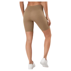 Vicky Rib Seamless Shorts Beige