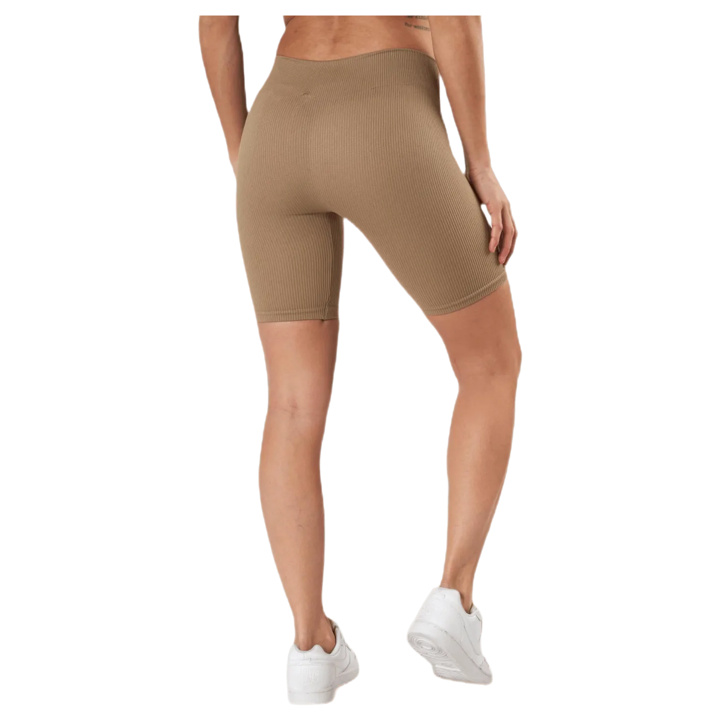 Vicky Rib Seamless Shorts Beige