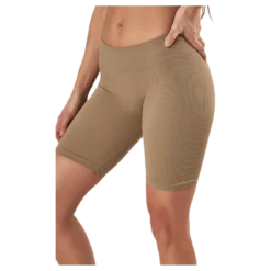Vicky Rib Seamless Shorts Beige