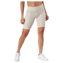 Vicky Rib Seamless Shorts Grey