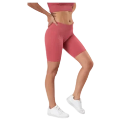 Vicky Rib Seamless Shorts Red