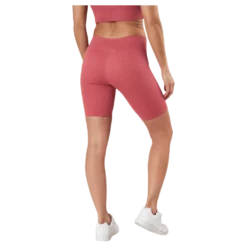 Vicky Rib Seamless Shorts Red