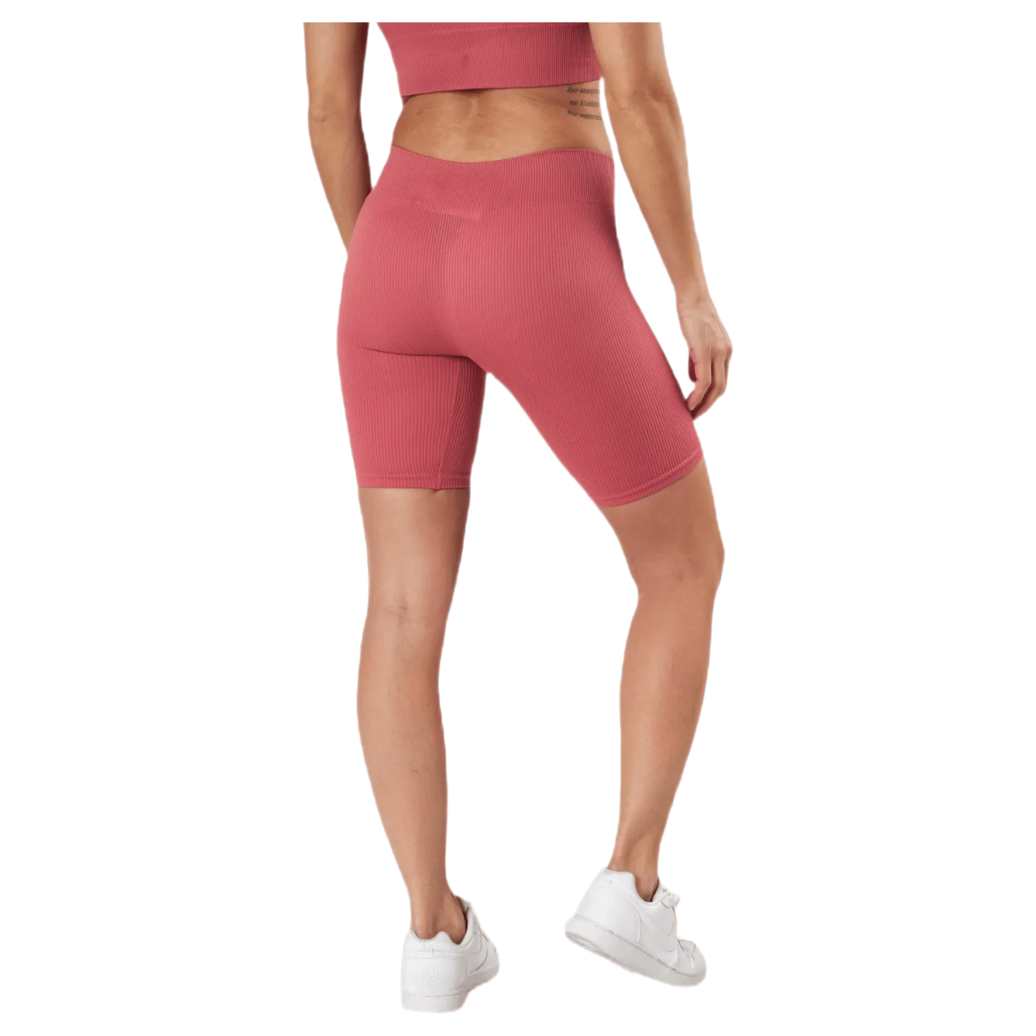Vicky Rib Seamless Shorts Red