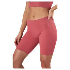 Vicky Rib Seamless Shorts Red