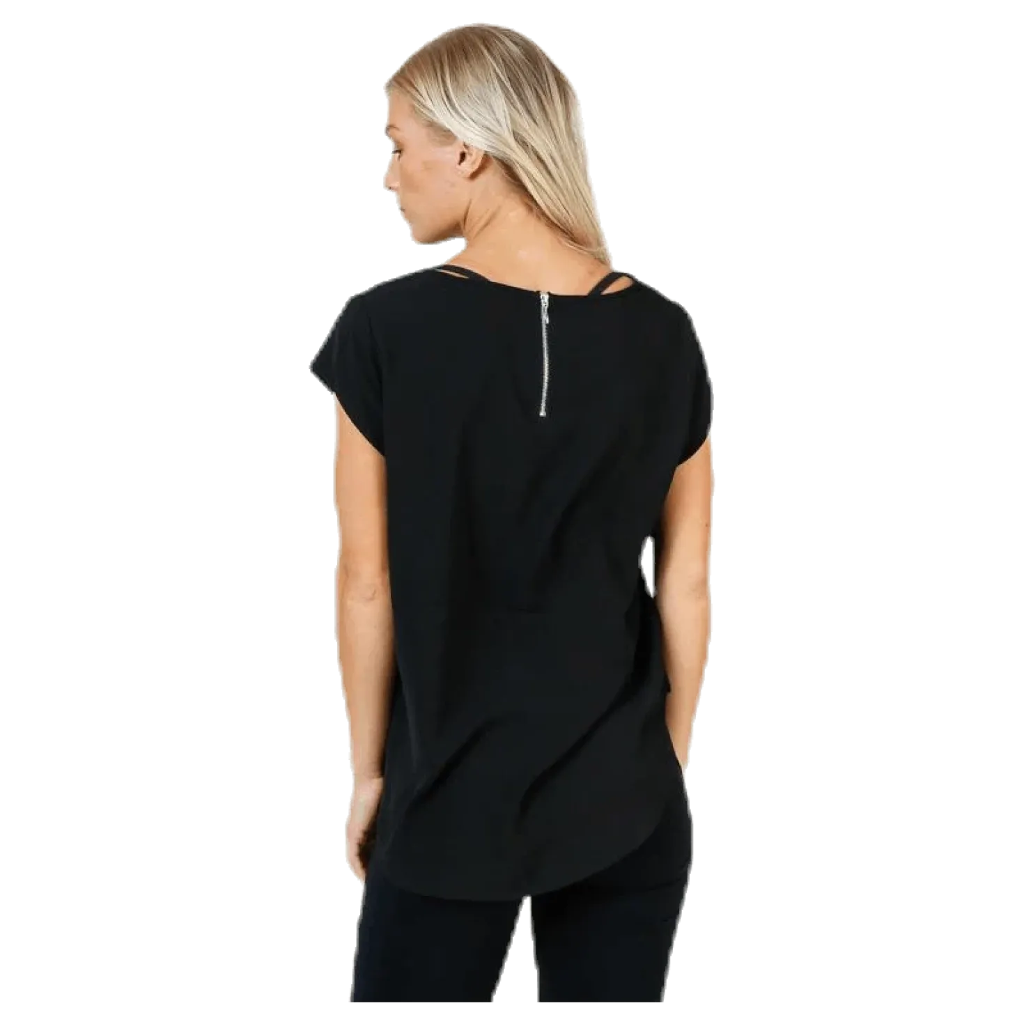 Vic S/S Solid Top Black