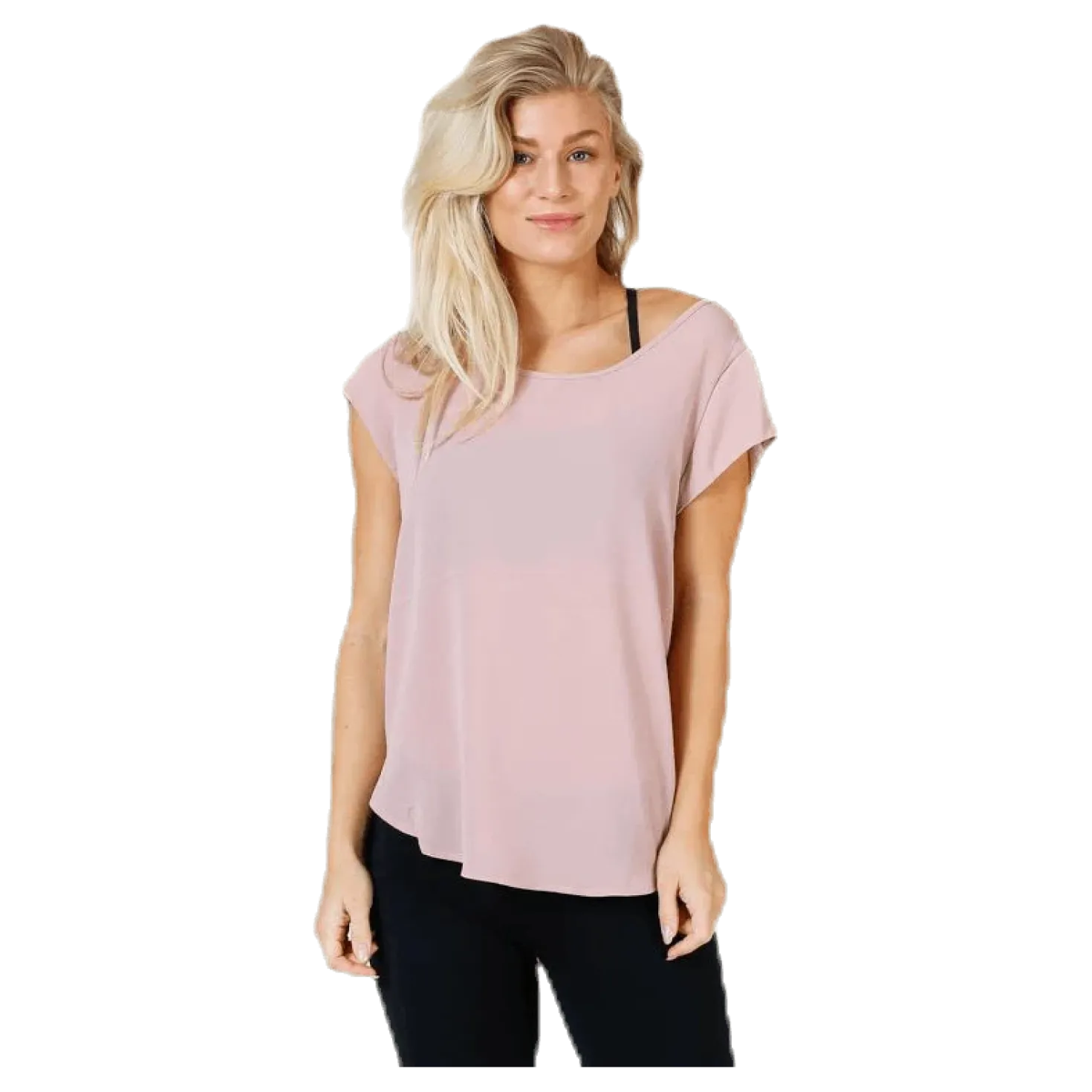 Vic S/S Solid Top Pink