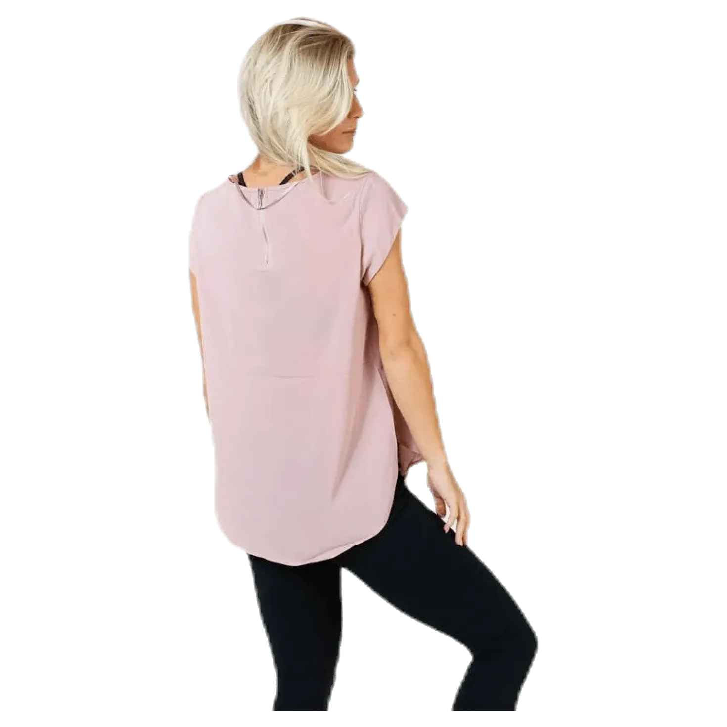 Vic S/S Solid Top Pink