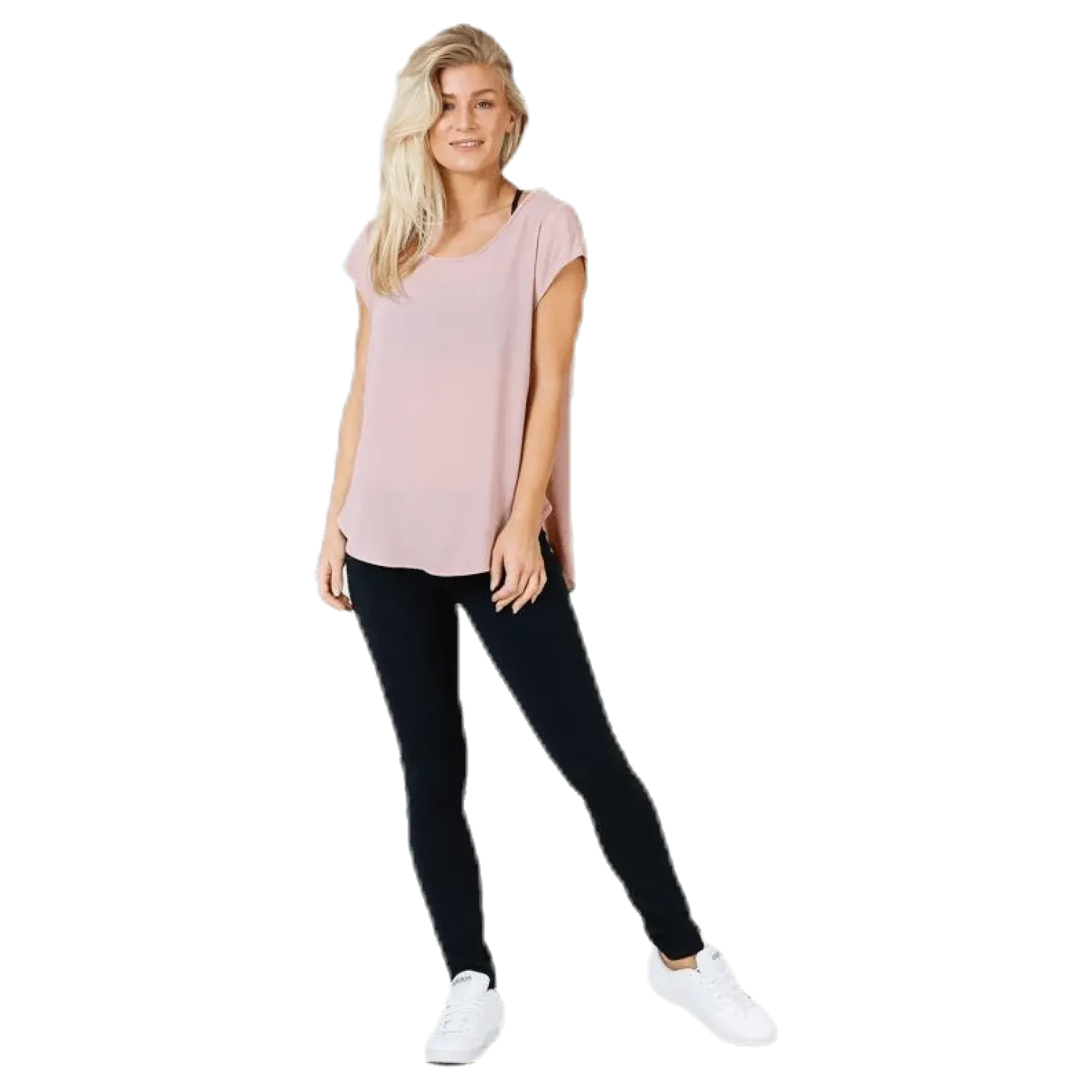 Vic S/S Solid Top Pink
