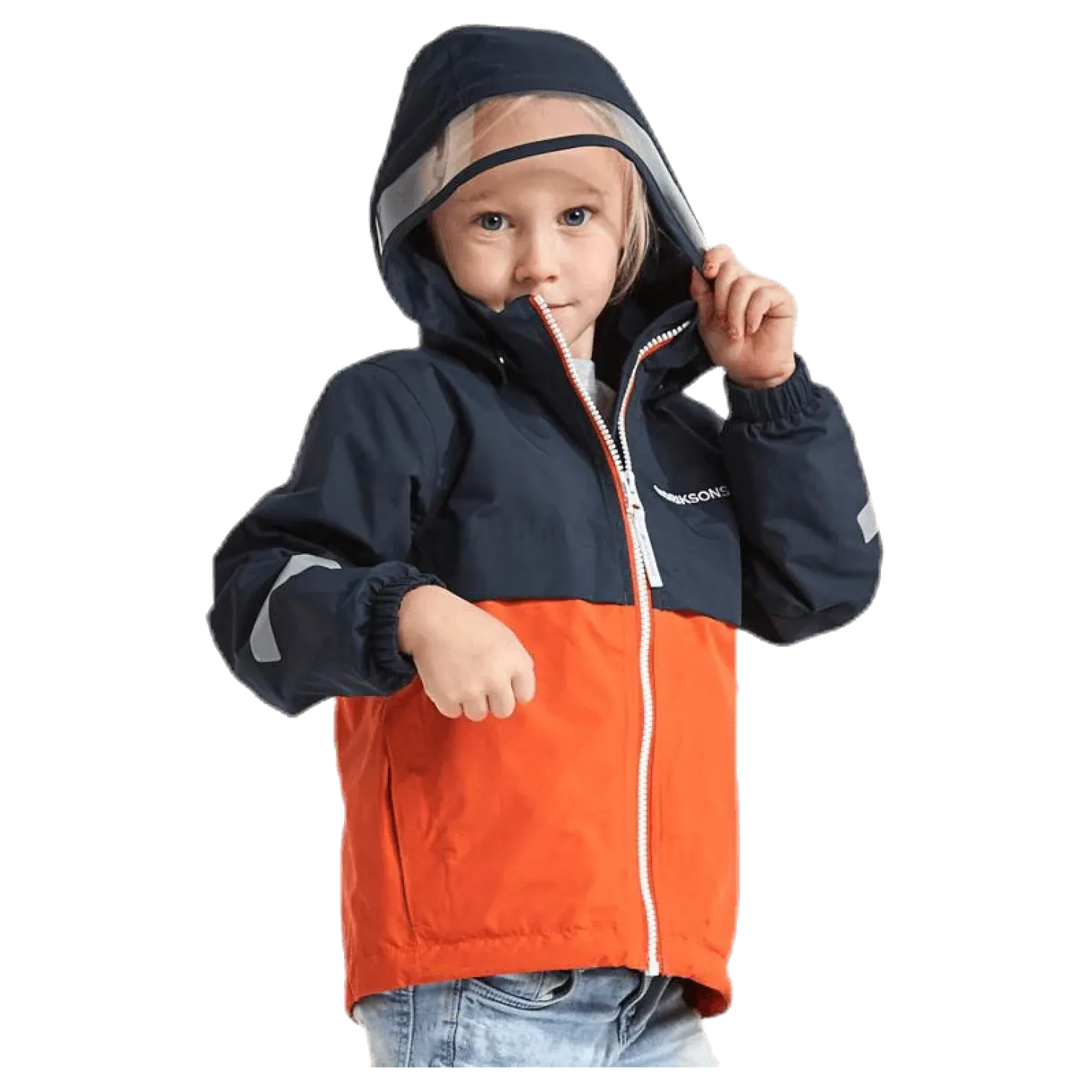 Viken Kids Jacket Blue/Orange