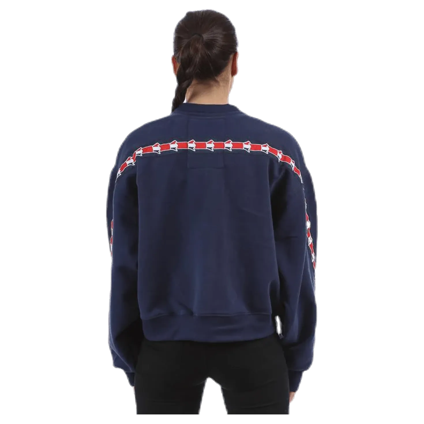 Violet Zip Sweat Blue