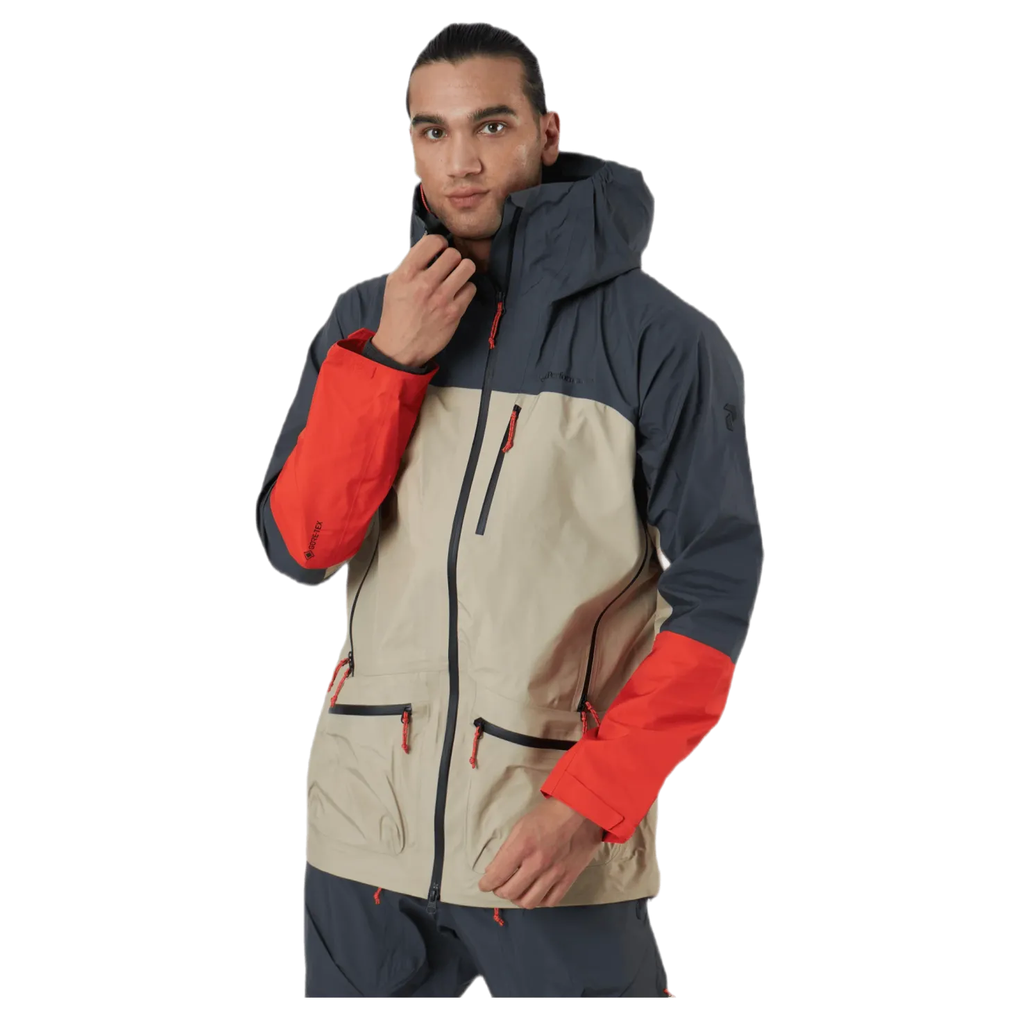 Vislight C Jacket Beige/Red