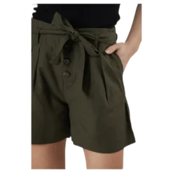 Viva Life Hw Belt Shorts Pnt Green
