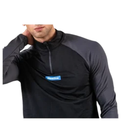 Warm Zip Shirt Black/Grey