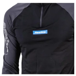 Warm Zip Shirt Black/Grey