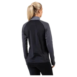 Warm Zip Shirt Black/Grey