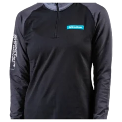 Warm Zip Shirt Black/Grey