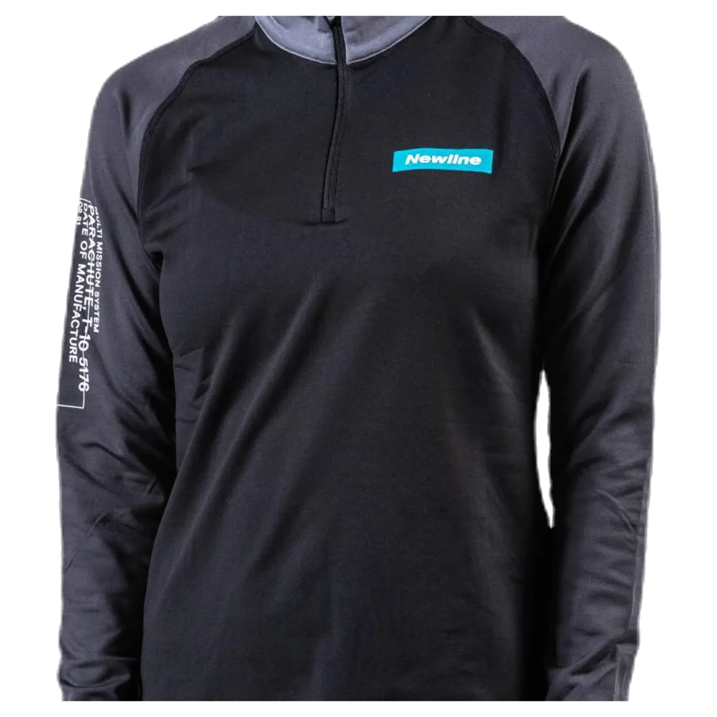 Warm Zip Shirt Black/Grey