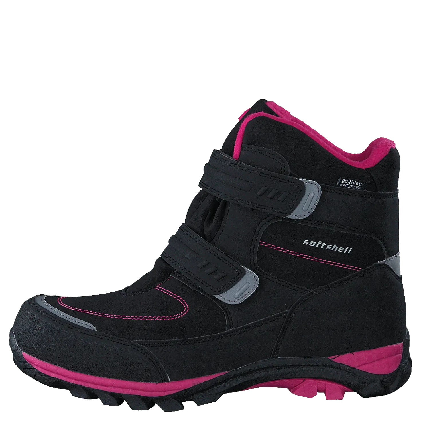 435-6608 Waterproof Warm Lined Black/Fuchsia