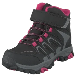 435-0509 Waterproof Warm Lined Black/fuchsia