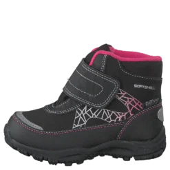 430-2962 Waterproof Warm Lined Black/fuchsia