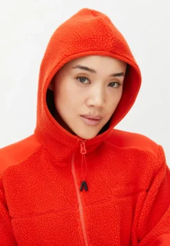 Wazzi Pile Hoodie Poinciana