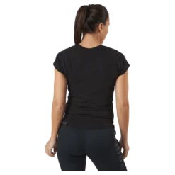 W Black Grey Logo T-shirt Black