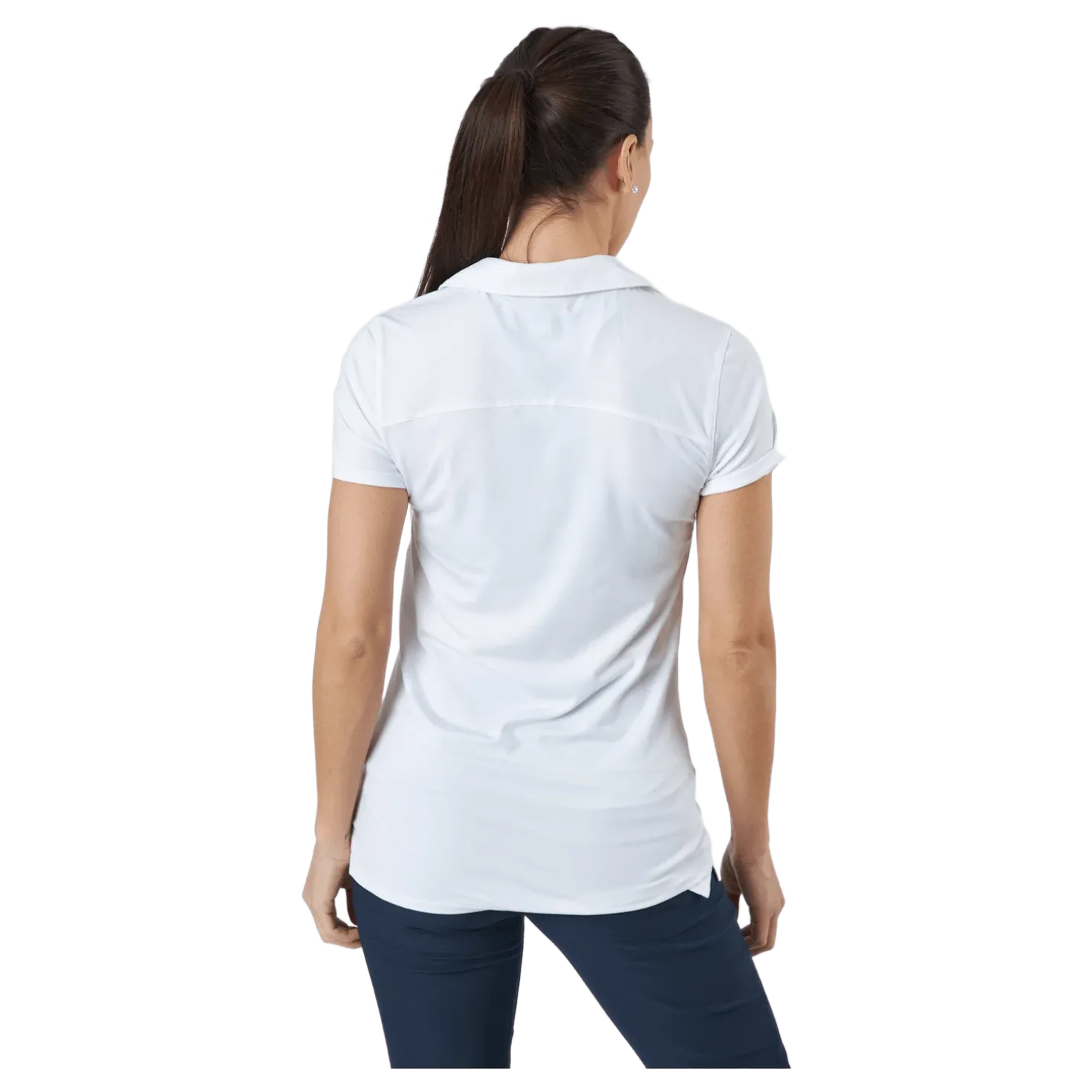 W Cloudspun Coast Polo Bright White