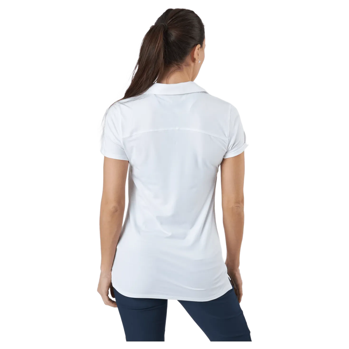 W Cloudspun Coast Polo Bright White
