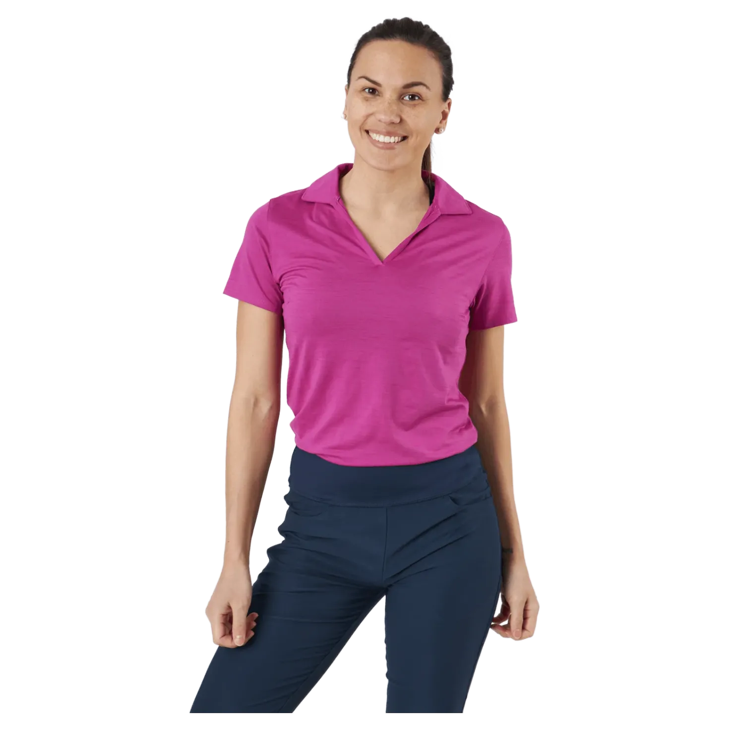 W Cloudspun Coast Polo Festival Fuchsia Heather
