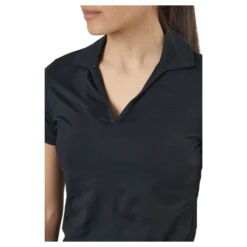 W Cloudspun Coast Polo Puma Black Heather