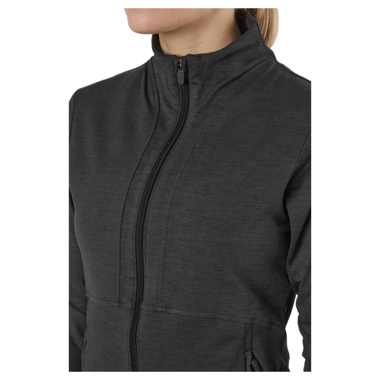 W Cloudspun Daybreak Jacket Puma Black Heather