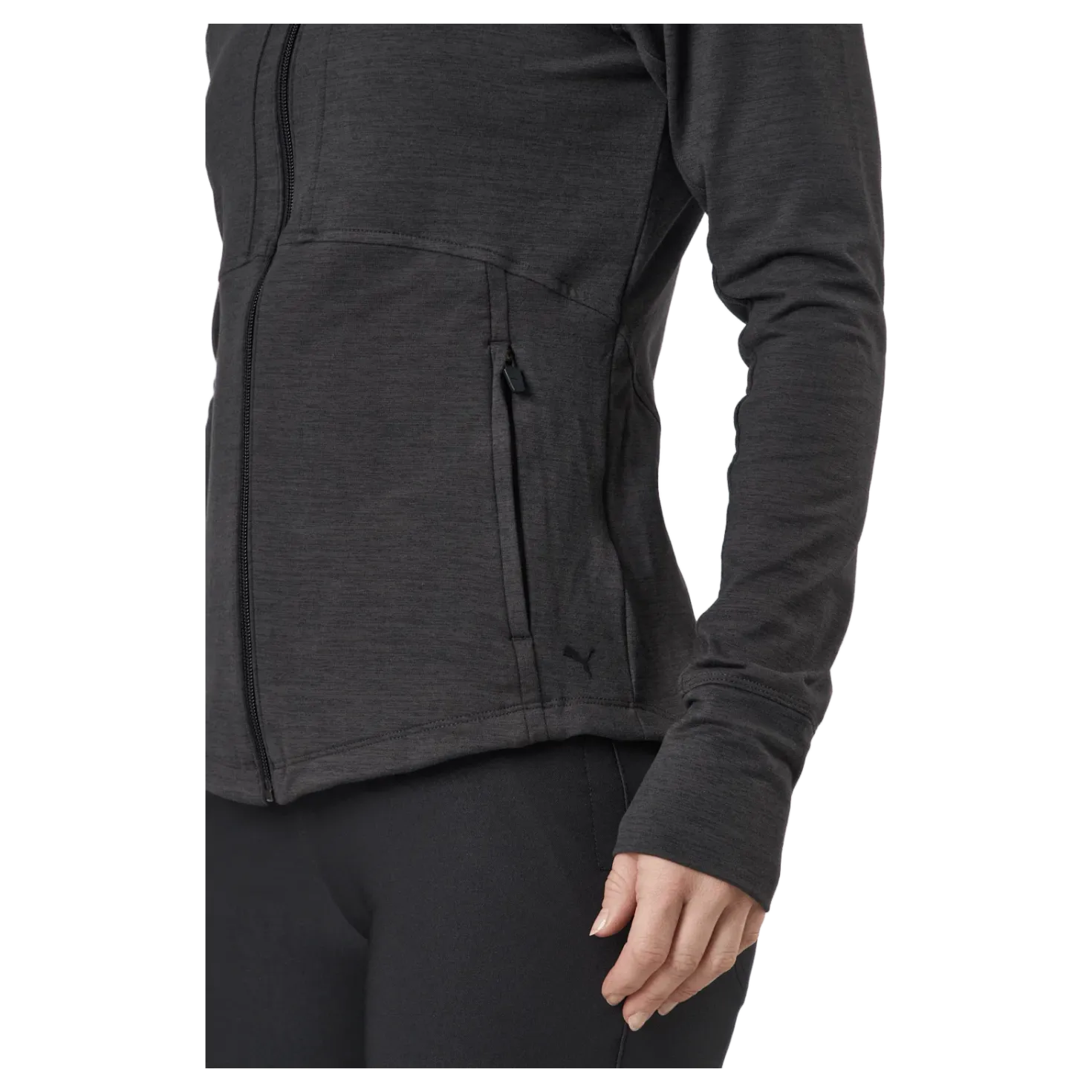 W Cloudspun Daybreak Jacket Puma Black Heather
