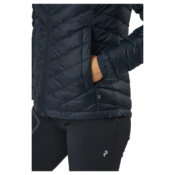 W Frost Down Hood Jacket Black
